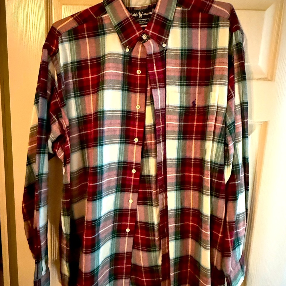 Ralph Lauren Men's Multicolor Plaid Button-Down Shirt